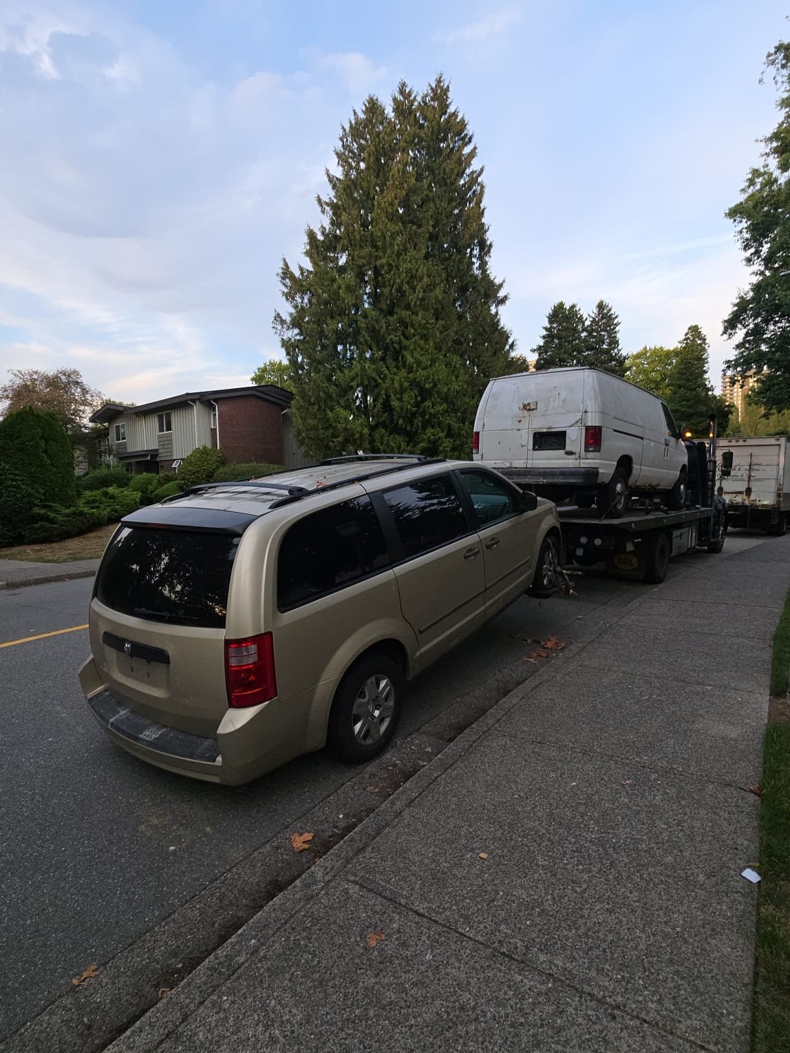 Truck or van from a recent pickup